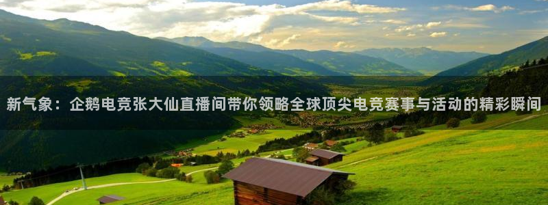 安博电竞登录网页版：新气象：企鹅电竞张大仙直播间带你领略全球顶尖电竞赛事与活动的精彩瞬间