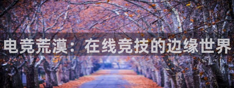 安博电竞怎么样安全吗：电竞荒漠：在线竞技的边缘世界